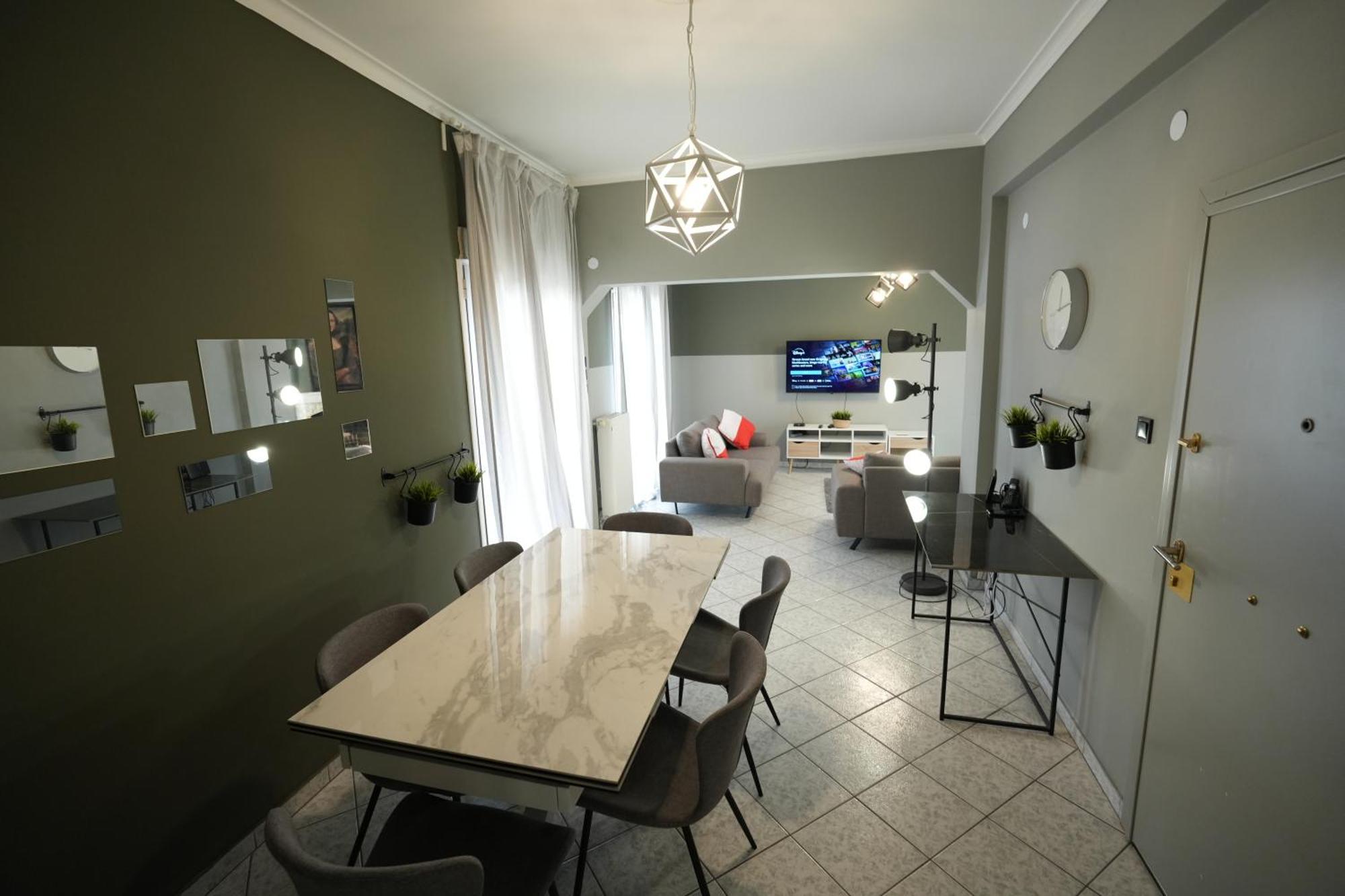 Modern Athenian Penthouse Apartment Ngoại thất bức ảnh